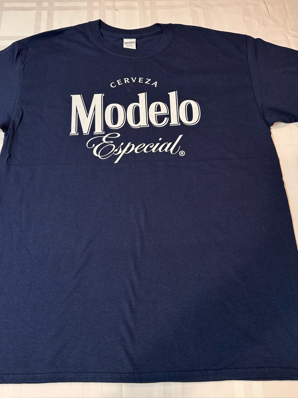 NWOT Modelo Especial Beer Logo Navy Blue Graphic Tee Shirt - Size XL